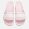 Lacoste Women's Croco Slide 0722 1 Sandals - Light Pink/White - Image 1