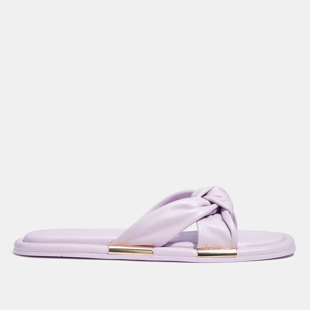 Coach Women's Brooklyn Leather Sandals - Violet Image 1