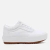 Vans Women's Canvas Old Skool Stacked Trainers - True White - Image 1
