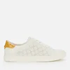Kate Spade New York Women's Audrey Leather Cupsole Trainers - Optic White/Sunglow - Image 1