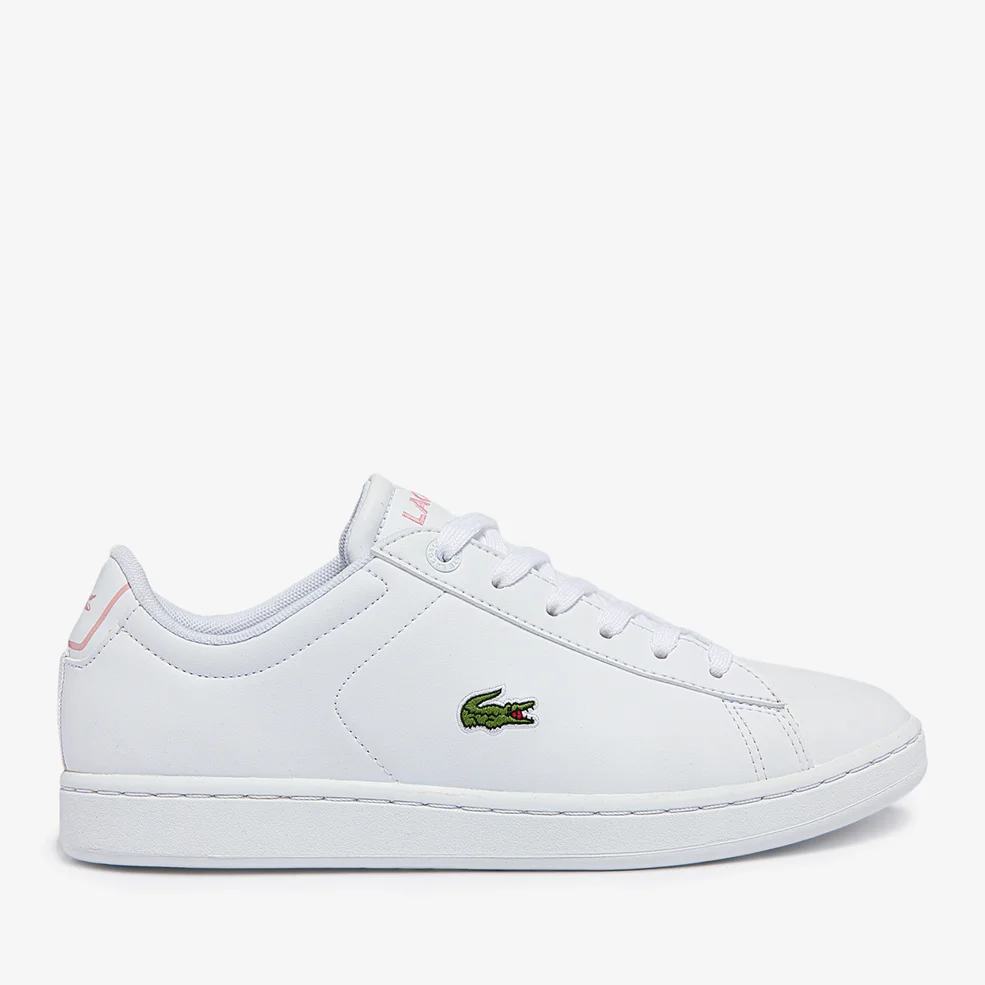 Lacoste Junior Carnaby Evo Trainers - White Image 1
