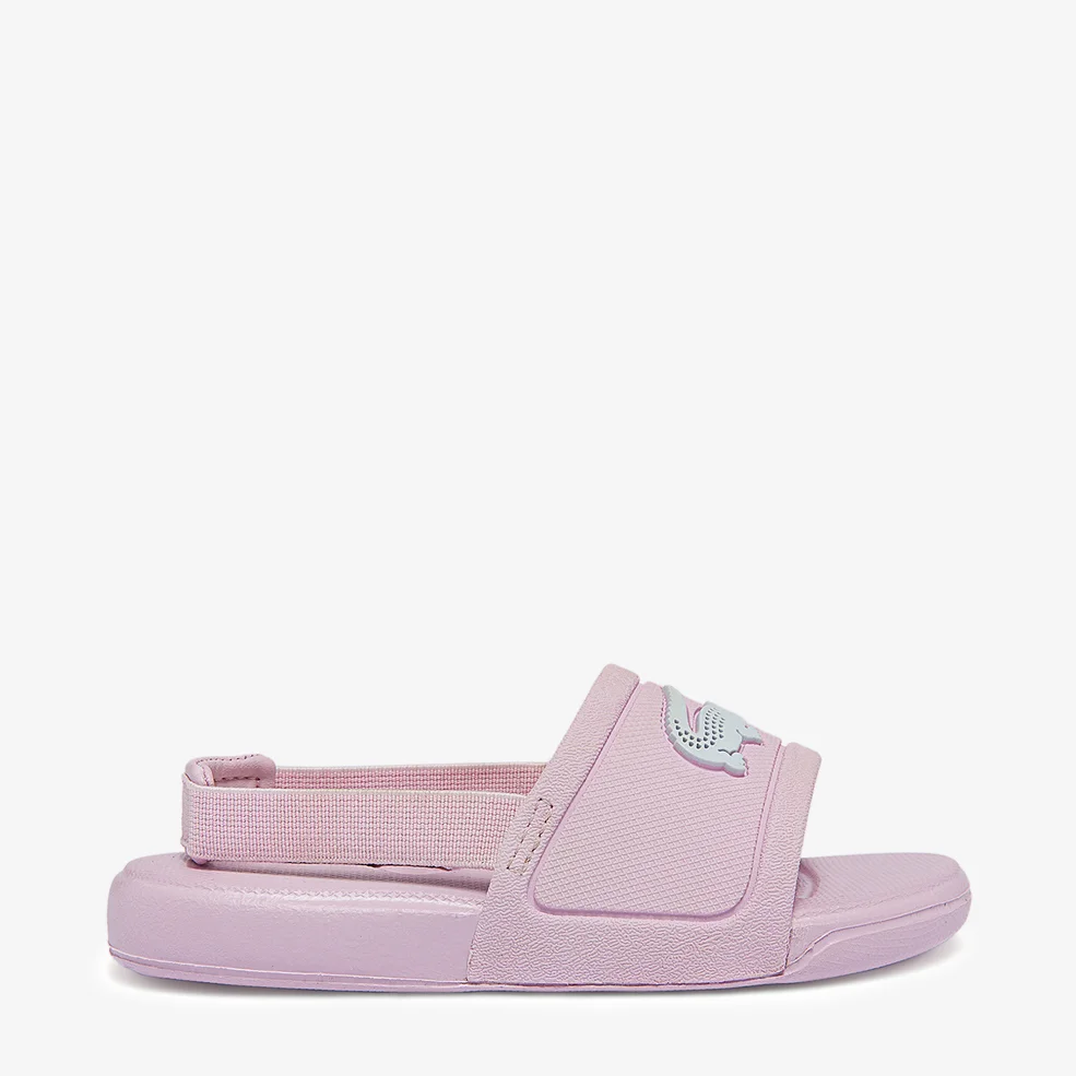 Lacoste Infant Slide Sandals - Pink Image 1