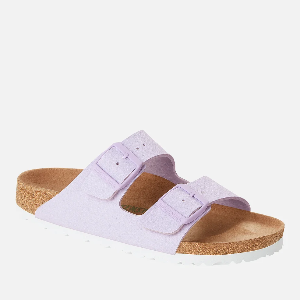 Birkenstock Women's Arizona Slim Fit Vegan Double Strap Sandals - Lavender Fog Image 1