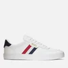 Polo Ralph Lauren Men's Court Leather Vulcanised Trainers - Navy/Cream/Red - Image 1