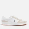 Polo Ralph Lauren Men's Polo Court Leather/Suede Trainers - White/Newport Navy PP - Image 1