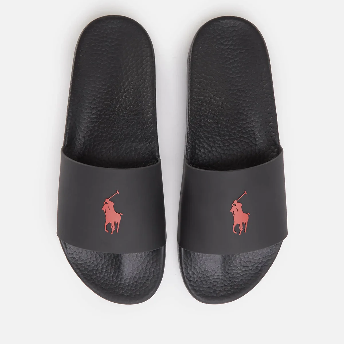Polo Ralph Lauren Men's Pp Slide Sandals - Black/Red PP Image 1