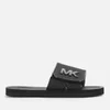Michael Kors Girls' Eli Rylee Slide Sandals - Black/Pale Gold - Image 1