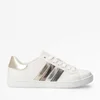 Guess Women's Jacobb Leather Cupsole Trainers - White/Platino - Image 1