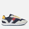 Tommy Jeans Retro Running Style Mesh and Faux Suede Detail Trainers - Image 1