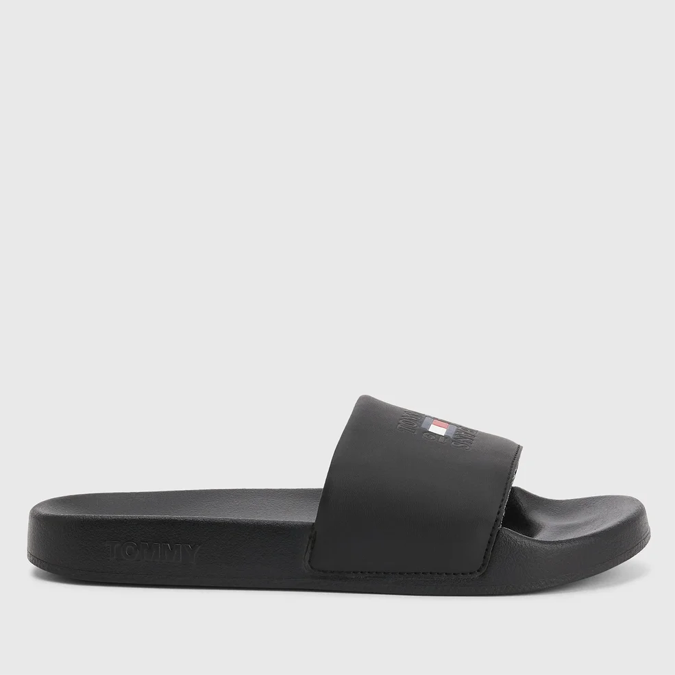 Tommy Jeans Women's Printed Pool Slide Sandals - Black Image 1
