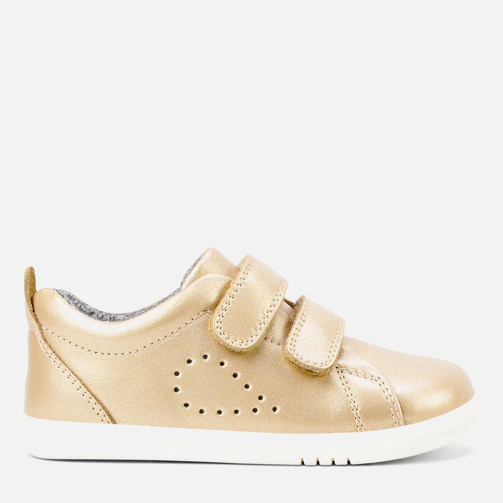 Bobux Toddlers' I- Walk Grass Court Trainers - Gold Image 1