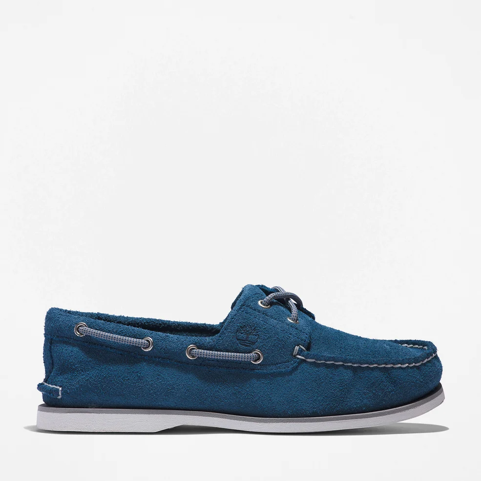 Timberland Men's Classic 2-Eye Suede Boat Shoes - Dark Blue Image 1