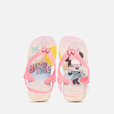 Havaianas Girls Disney Classic Flip Flops - Pink