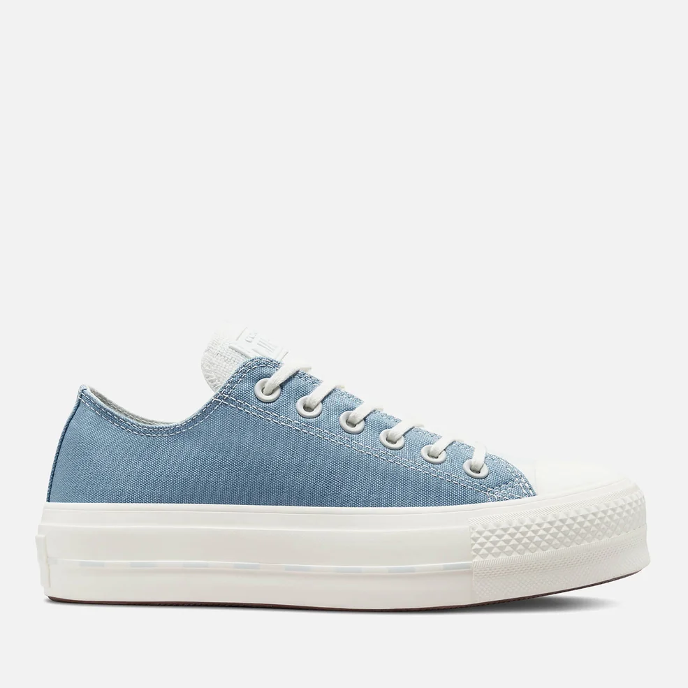 Converse Women's Chuck Taylor All Star Lift Crafted Canvas Platform Trainers - Indigo Oxide Image 1