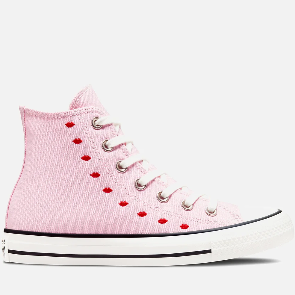 Converse Women's Chuck Taylor All Star Crafted With Love Hi-Top Trainers - Cherry Blossom/White Image 1