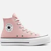 Converse Women's Chuck Taylor All Star Lift Hi-Top Trainers - Pink Clay/Black White - Image 1