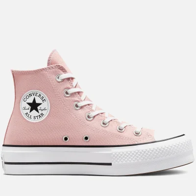 Converse Women's Chuck Taylor All Star Lift Hi-Top Trainers - Pink Clay/Black White