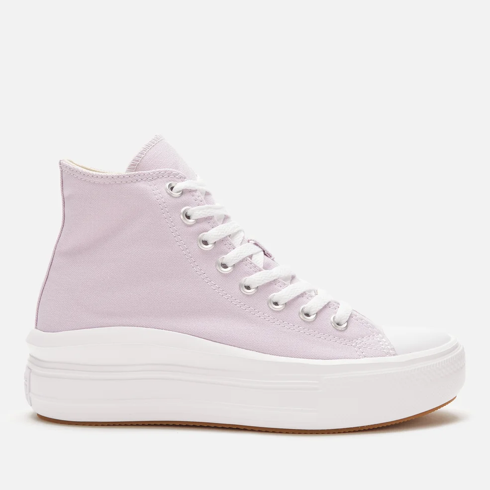 Converse Women's Chuck Taylor All Star Move Hi-Top Trainers - Pale Amethyst Image 1