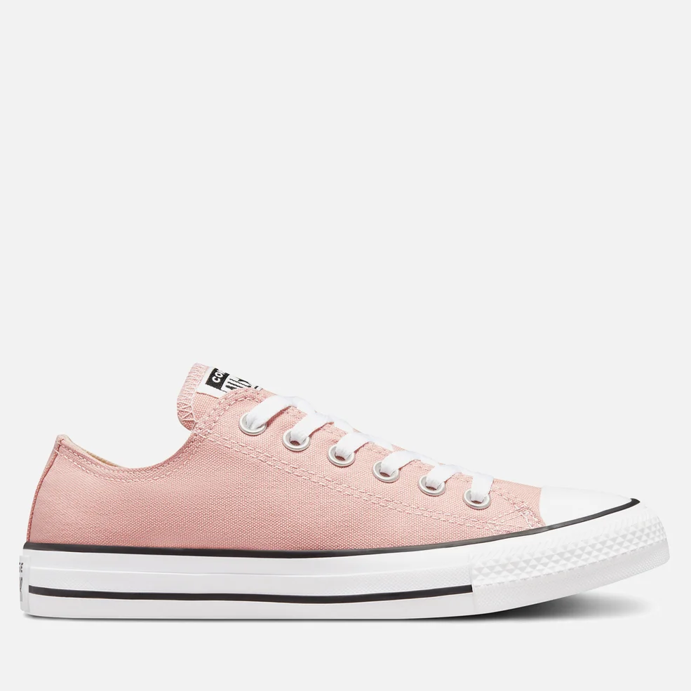 Converse Women's Chuck Taylor All Star Ox Trainers - Pink Clay/White/Black Image 1