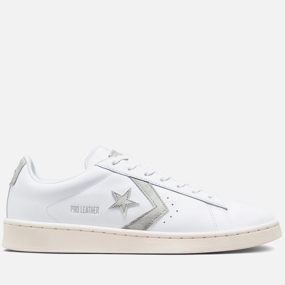 Converse Men's Pro Leather Dip Dyed Trainers - White/Slate Sage/Vintage White Image 1