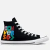 Converse Men's Chuck Taylor All Star Much Love Hi-Top Trainers - Black/White/Light Dew - Image 1