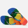 Havaianas Men's Top Logomania Multicolour Flip Flops - Gradient Rainbow - Image 1