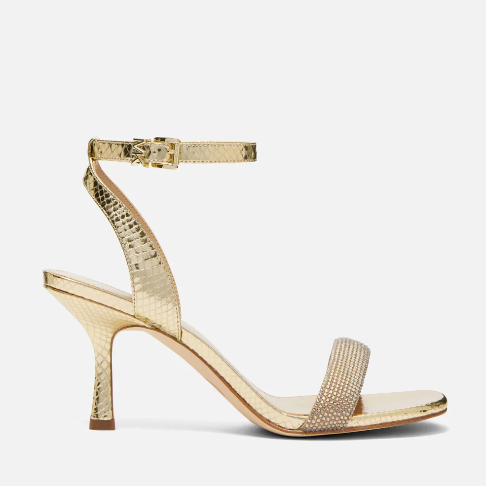 MICHAEL Michael Kors Women's Carrie Heeled Sandals - Pale Gold Image 1