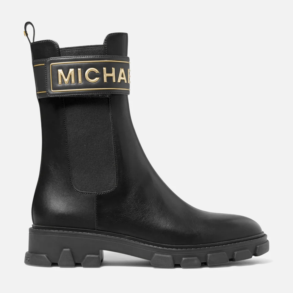 MICHAEL Michael Kors Women's Ridley Leather Chelsea Boots - Black Image 1