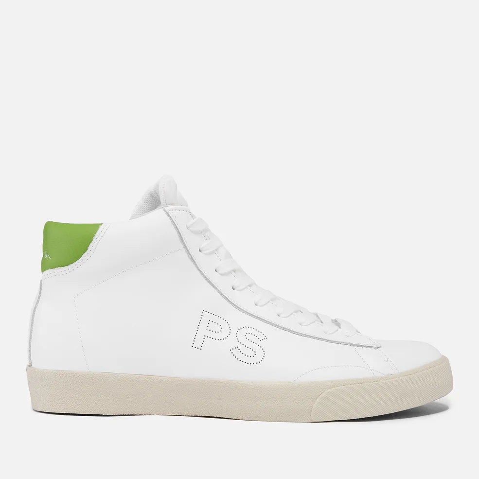 PS Paul Smith Men's Glory Leather Hi-Top Trainers - White Image 1