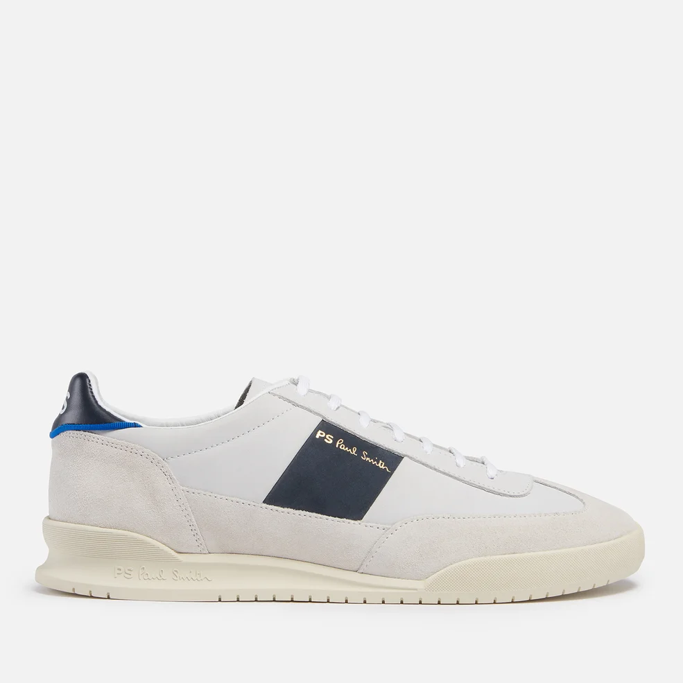 PS Paul Smith Men's Dover Leather Running Style Trainers - White Image 1