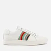 Paul Smith Lapin Grosgrain-Trimmed Leather Trainers - Image 1