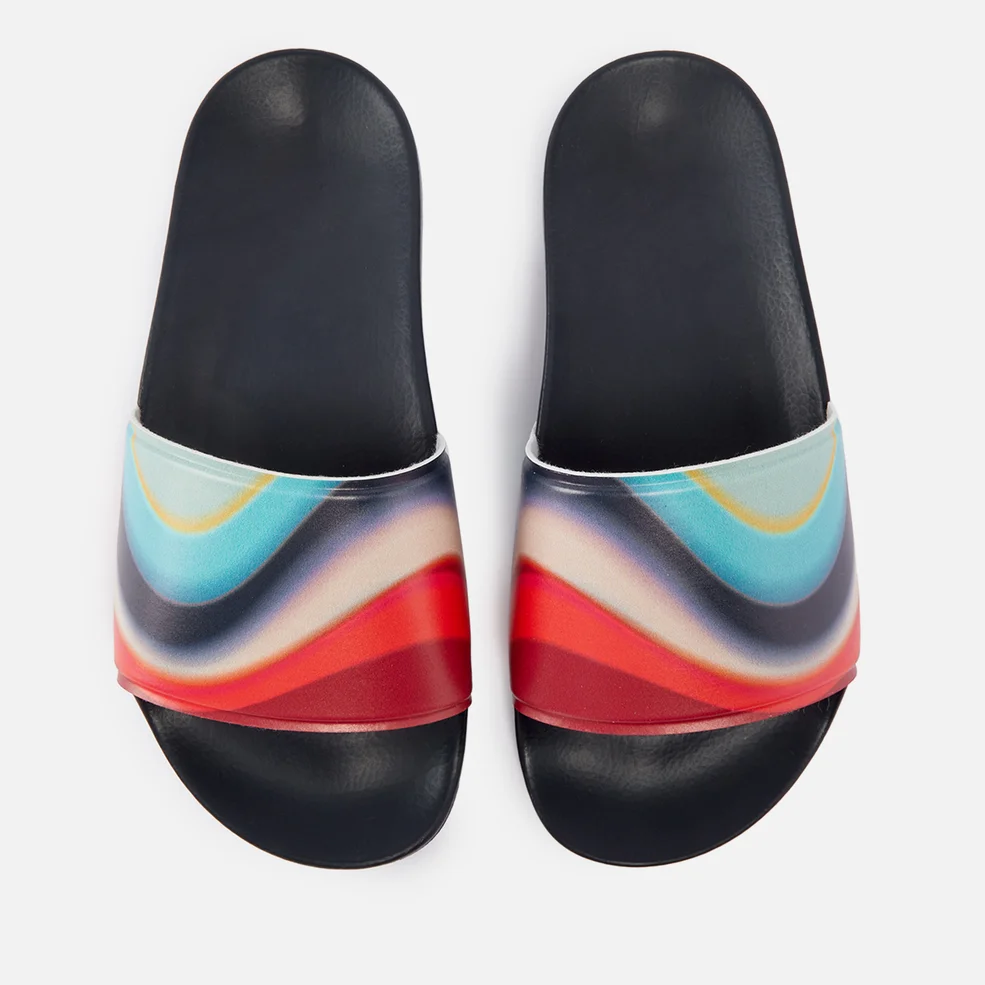 Paul Smith Summit Printed Rubber Slides Image 1