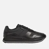 Calvin Klein Triple Black Leather Trainers - Image 1