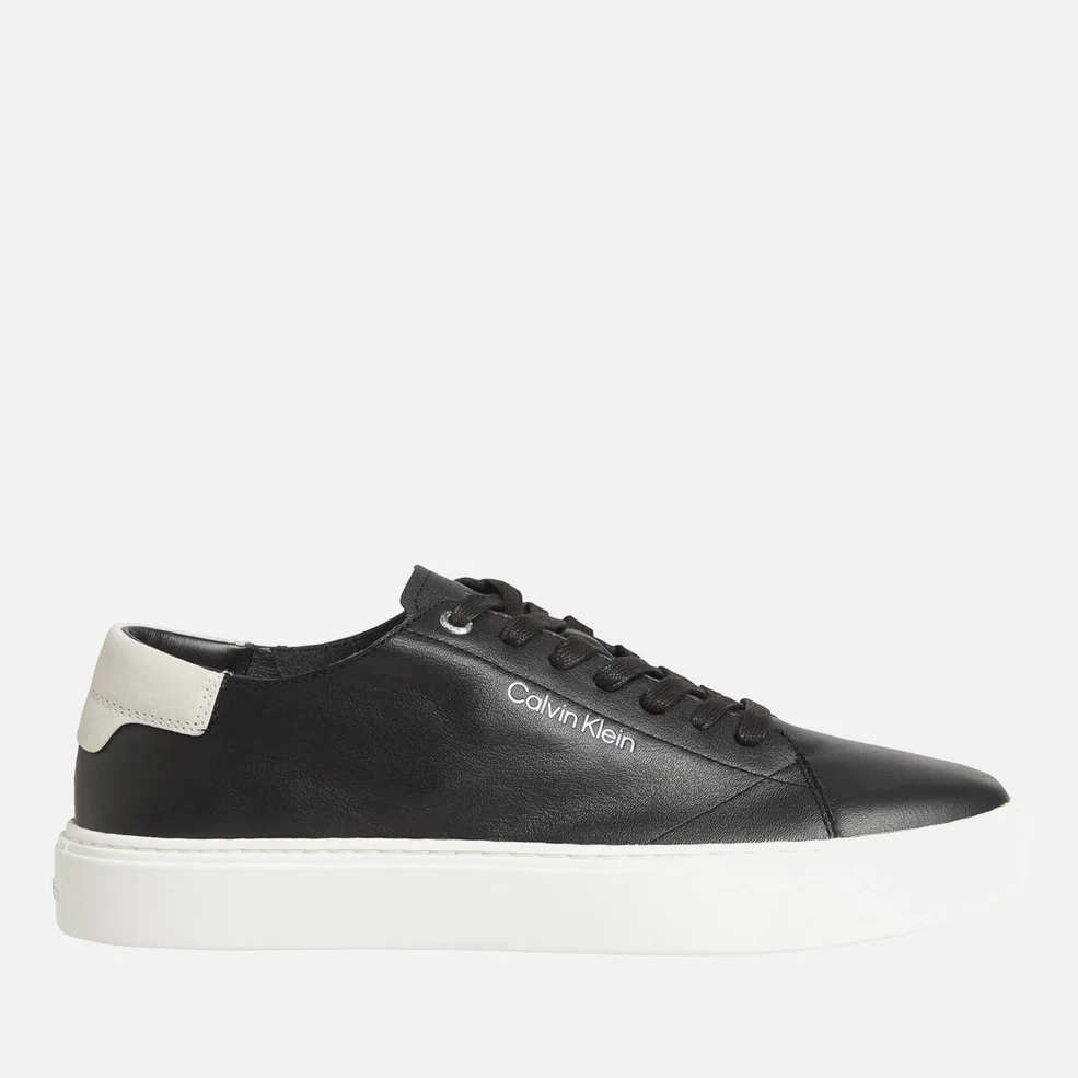 Calvin Klein Leather Cupsole Trainers Image 1
