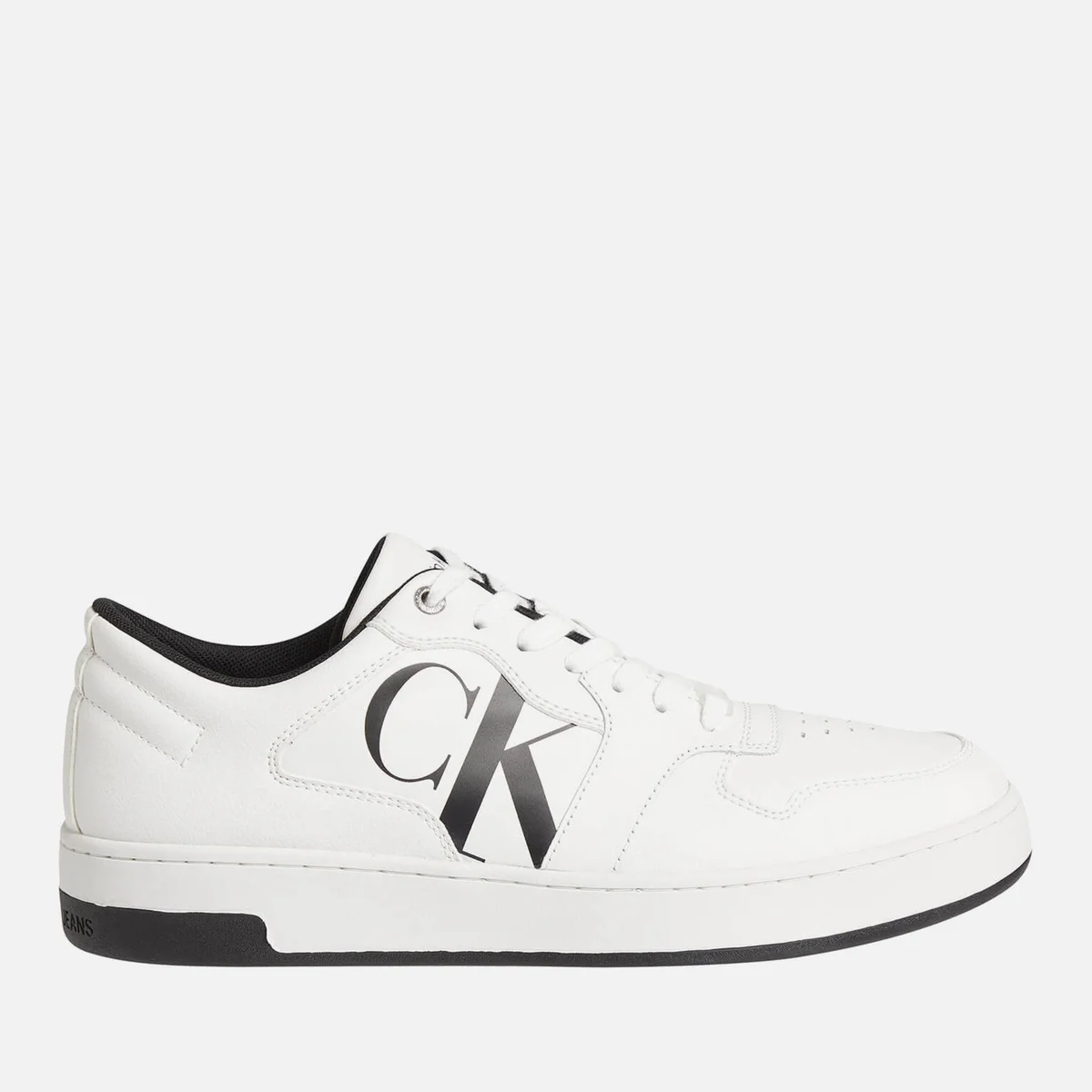 Calvin Klein Jeans Leather Basket Trainers Image 1