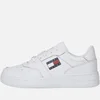 Tommy Jeans Etch Basked Leather Trainers - Image 1