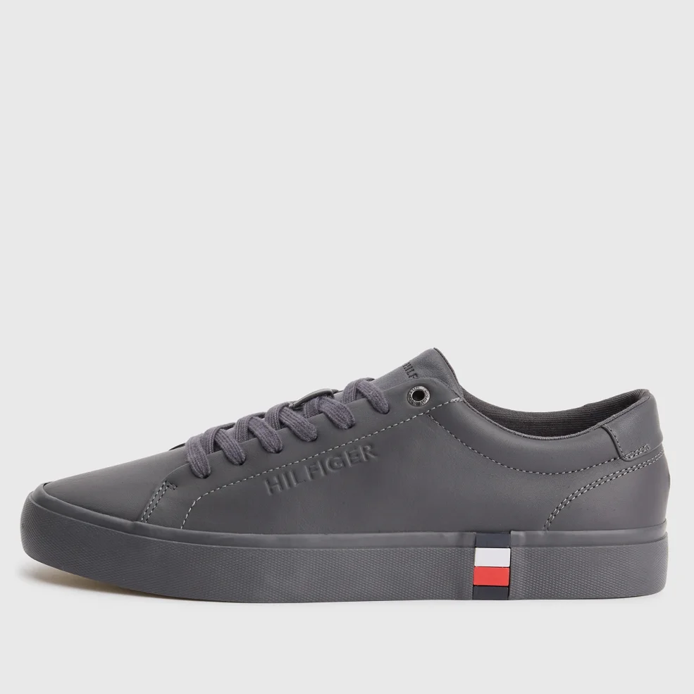 Tommy Hilfiger Corporate Leather Trainers Image 1