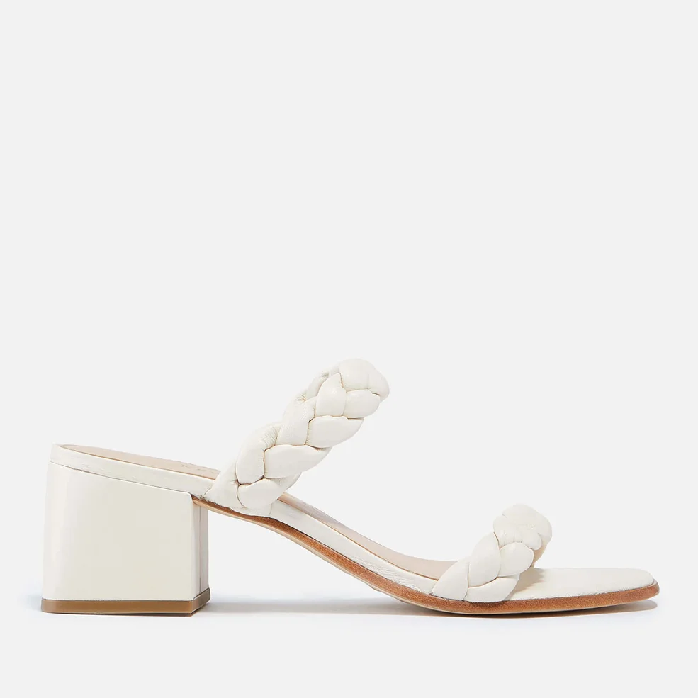Kate Spade New York Women's Juniper Leather Block Heeled Sandals - White Image 1