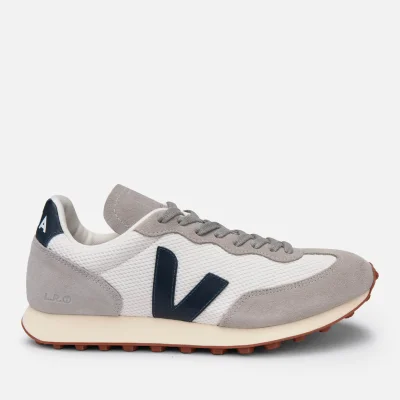 Veja Rio Branco Leather and Suede-trimmed Mesh Trainers
