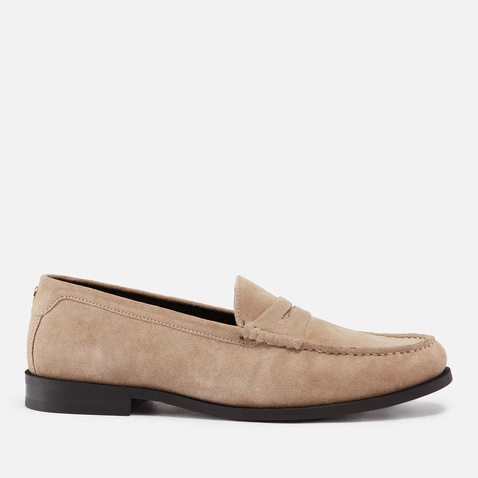 Walk London Riva Suede Penny Loafers Image 1