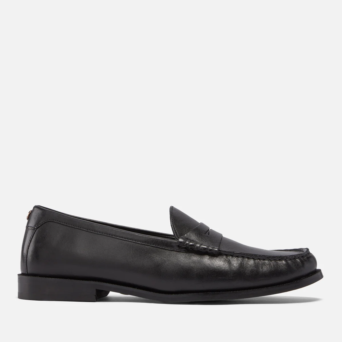 Walk London Men’s Riva Leather Penny Loafers Image 1