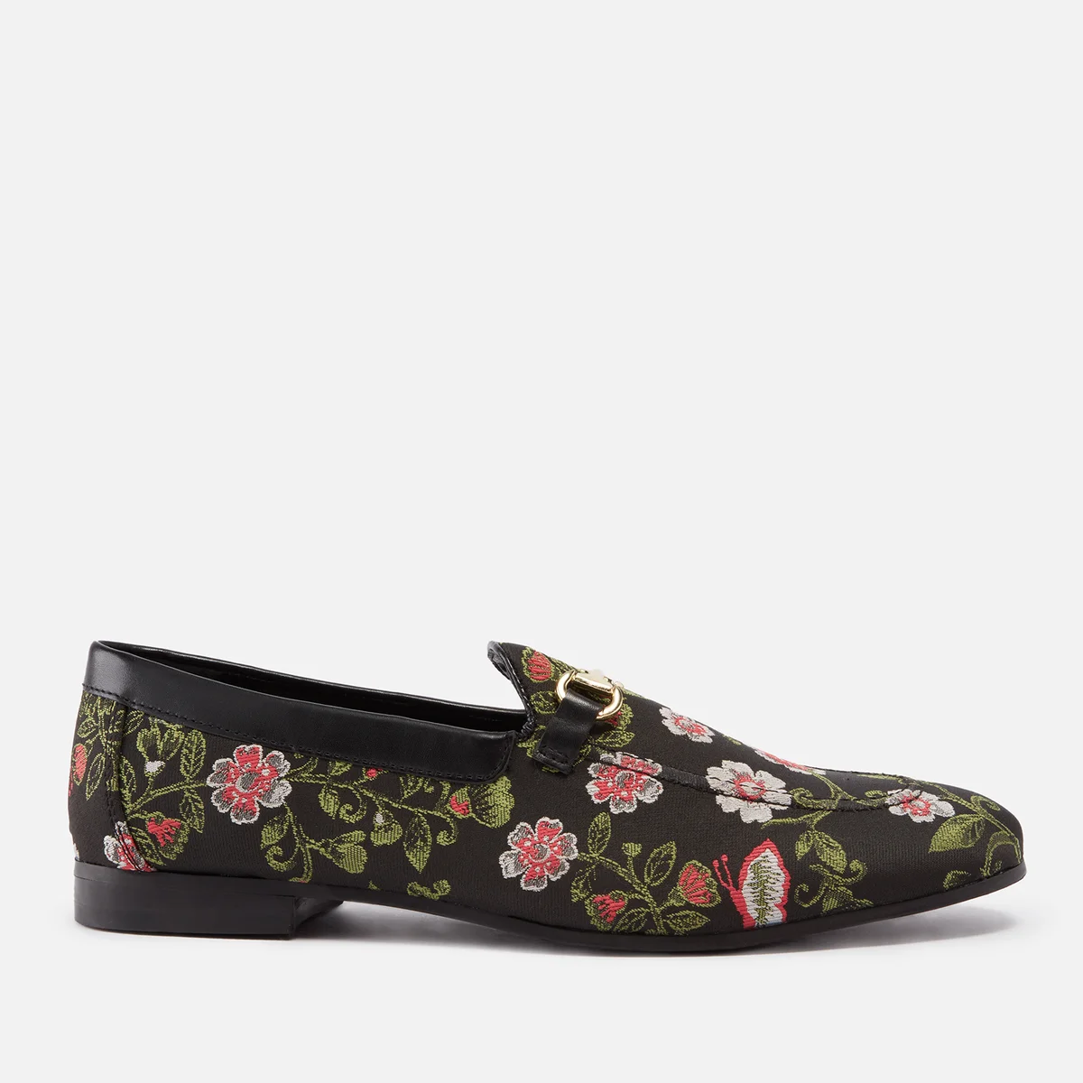 Walk London Joey Floral Canvas Loafers Image 1