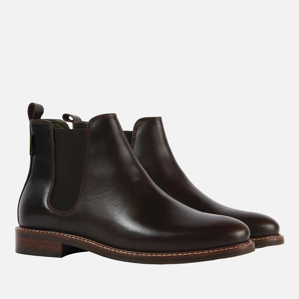 Barbour Foxton Leather Chelsea Boots Image 1