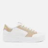 See by Chloé Hella Panelled, Suede, Canvas and Leather Trainers - Image 1
