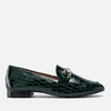 Dune Grange Croc-Effect Leather Loafers - Image 1