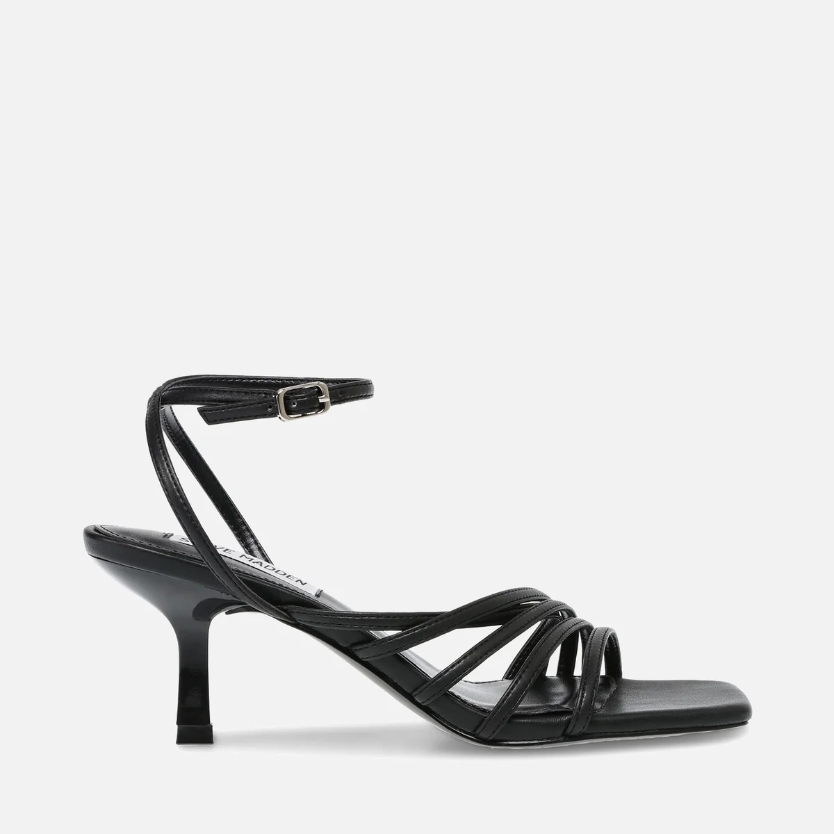 Steve Madden Mid-Heeled Faux Leather Sandals Image 1