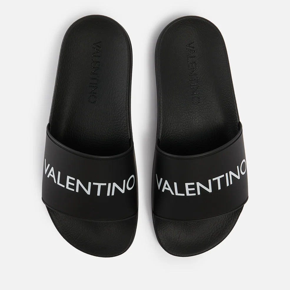 Valentino Xenia Logo-Print Rubber Slides Image 1