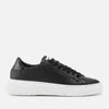 Valentino Women's Stan Logo-Jacquard and Leather Trainers - Image 1