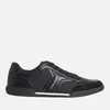 Calvin Klein Faux Leather and Mesh Trainers - Image 1