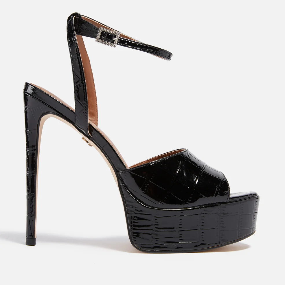 Kurt Geiger London Pierra Patent Leather Platform Sandals Image 1